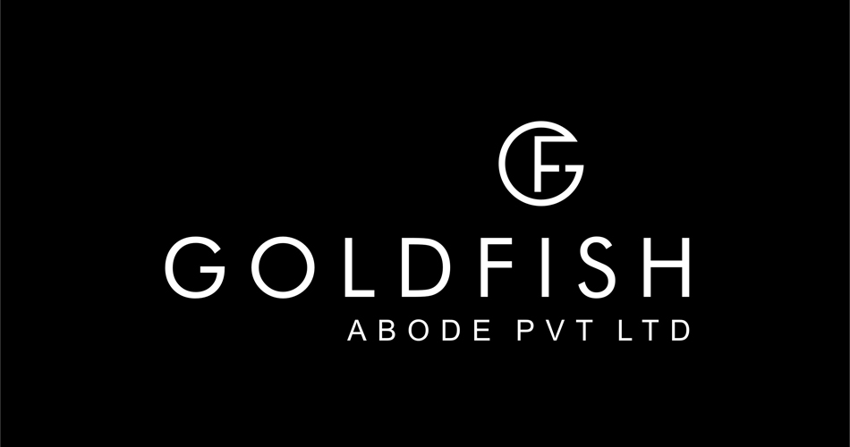 Infrastructure Company Logo Design Hyderabad, Construction Company -Gold fish - Abode Pvt. Ltd.