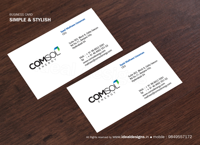 software stationery design Hyderabad, Texture card printing. Real estate stationery design & printing Hyderabad, software stationery design Hyderabad.