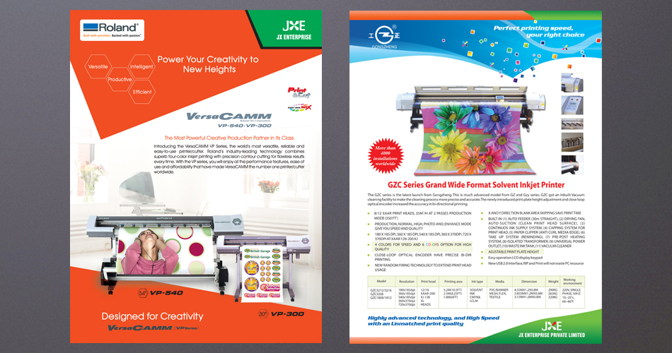 Flyer Design Hyderabad, Flyer printing Hyderabad, Flyer design and printing services Hyderabad, India-JX Enterprises-www.idealdesigns.in