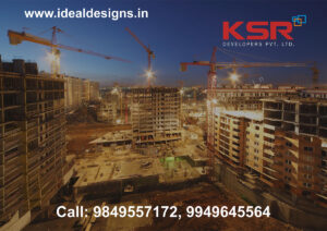 Infra company creaive brochure designer hyderabad - Ksr developers