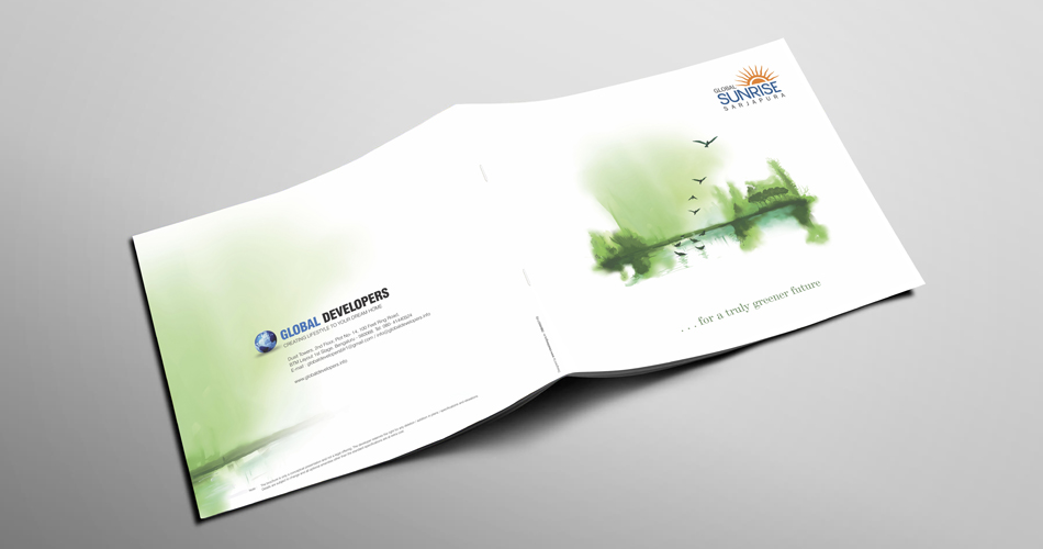 Real Estate Brochure Design Hyderabad, India, Branding India, Corporate