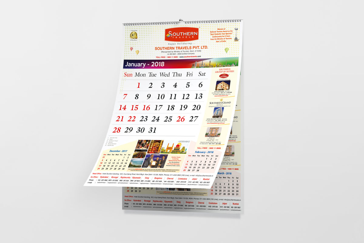 Wall Calendar Design Hyderabad, Table Top Calendars, Desk Calendars Design, Corporate Company Calendars, Gods Calendars Design, Travel Calendar Design, School Calendar Design