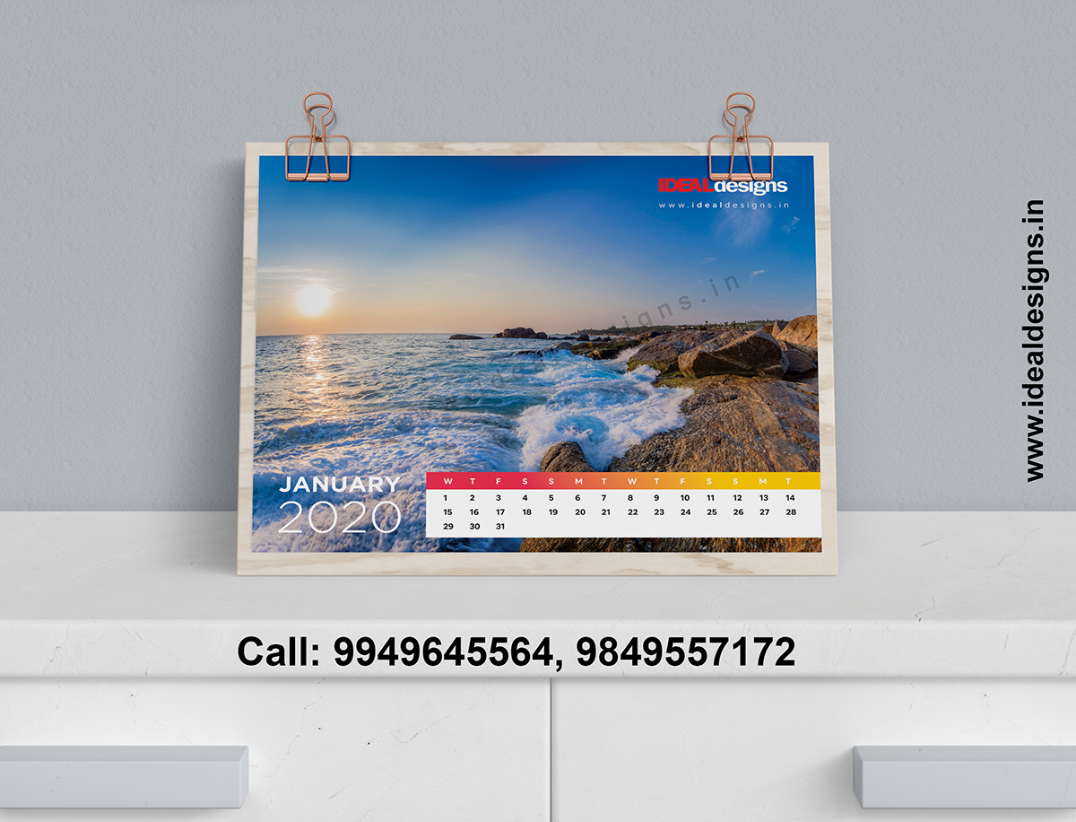 Calendar Design & Printing Services Hyderabad, India Creative Logo