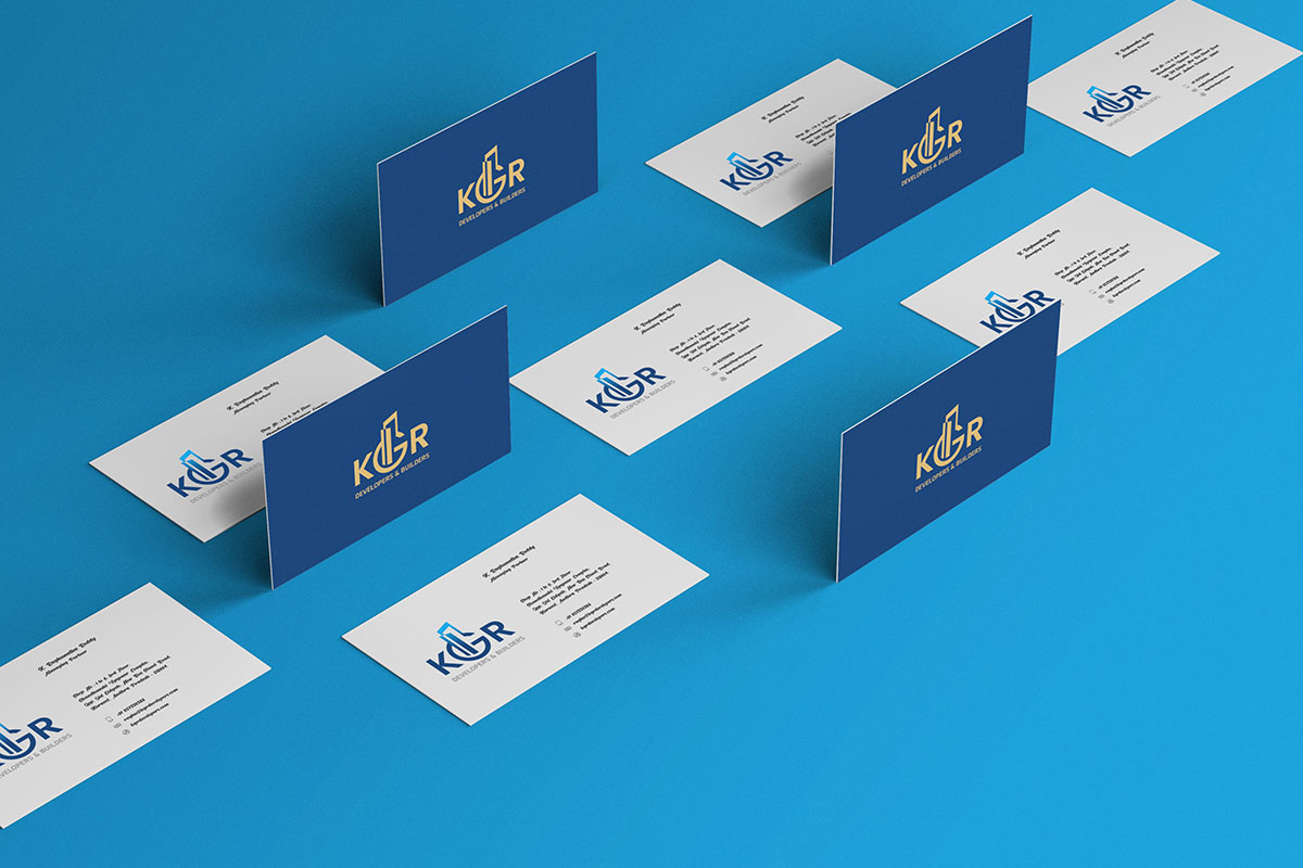 Residential plots and villas brochure design and printing services kurnool - kgr developers & Builders andhrapradesh